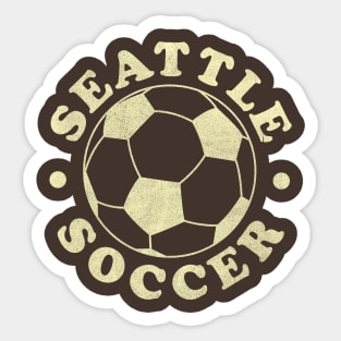 Vintage Seattle Soccer Sticker